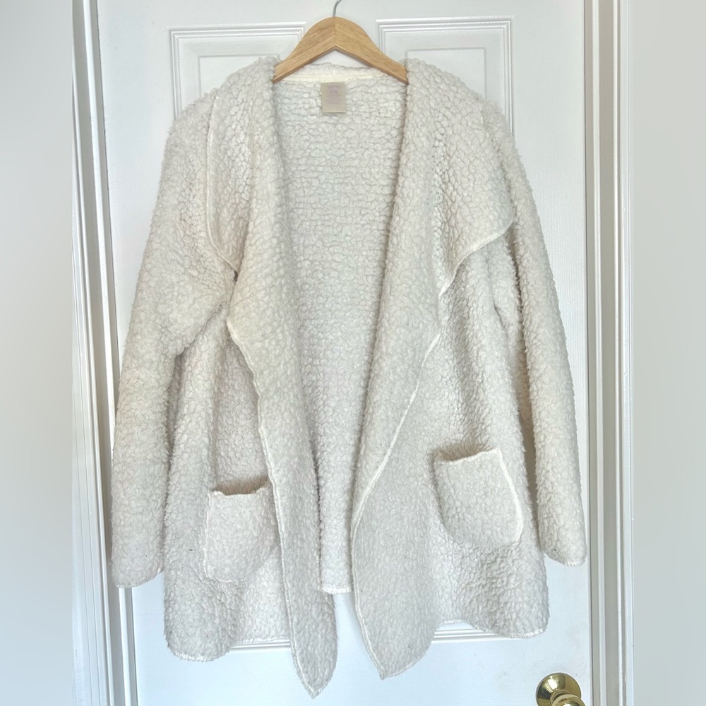 Secret Treasures Winter White Sherpa Jacket